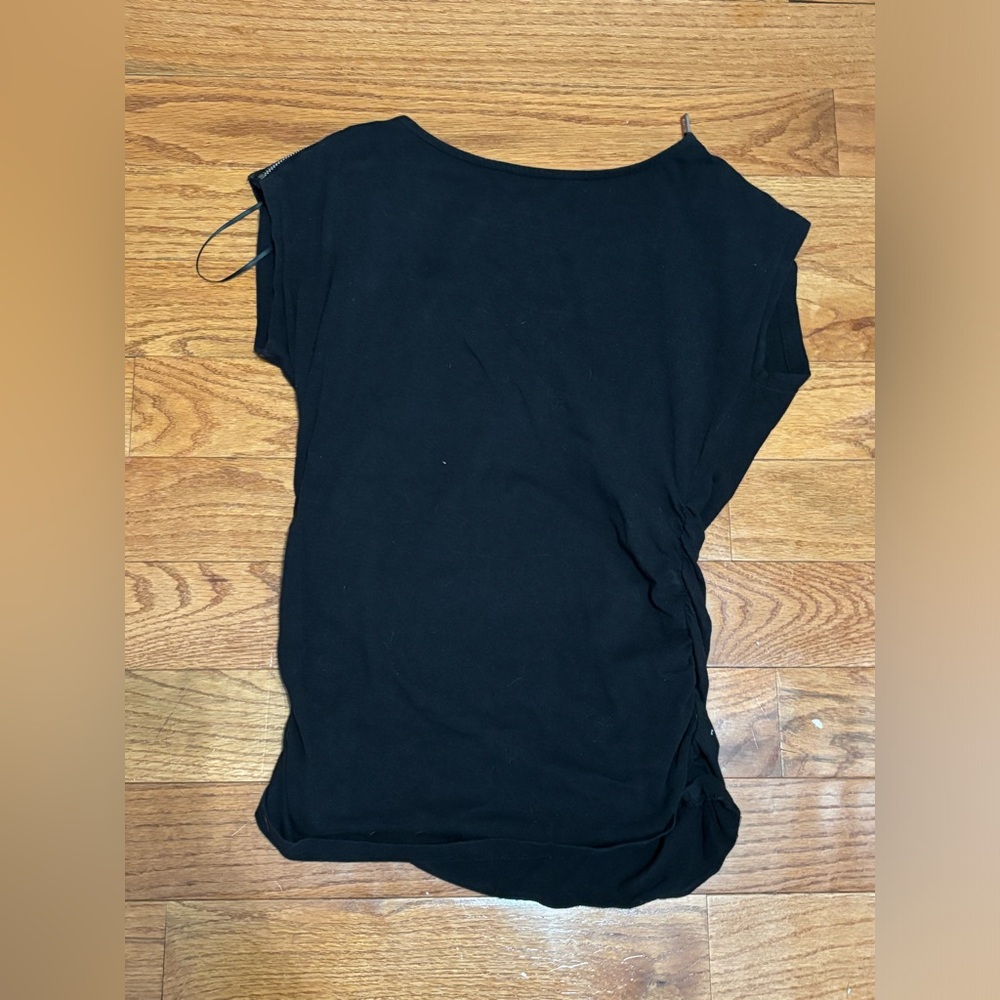 Michael Kors Short Sleeved Zipper Shirt
